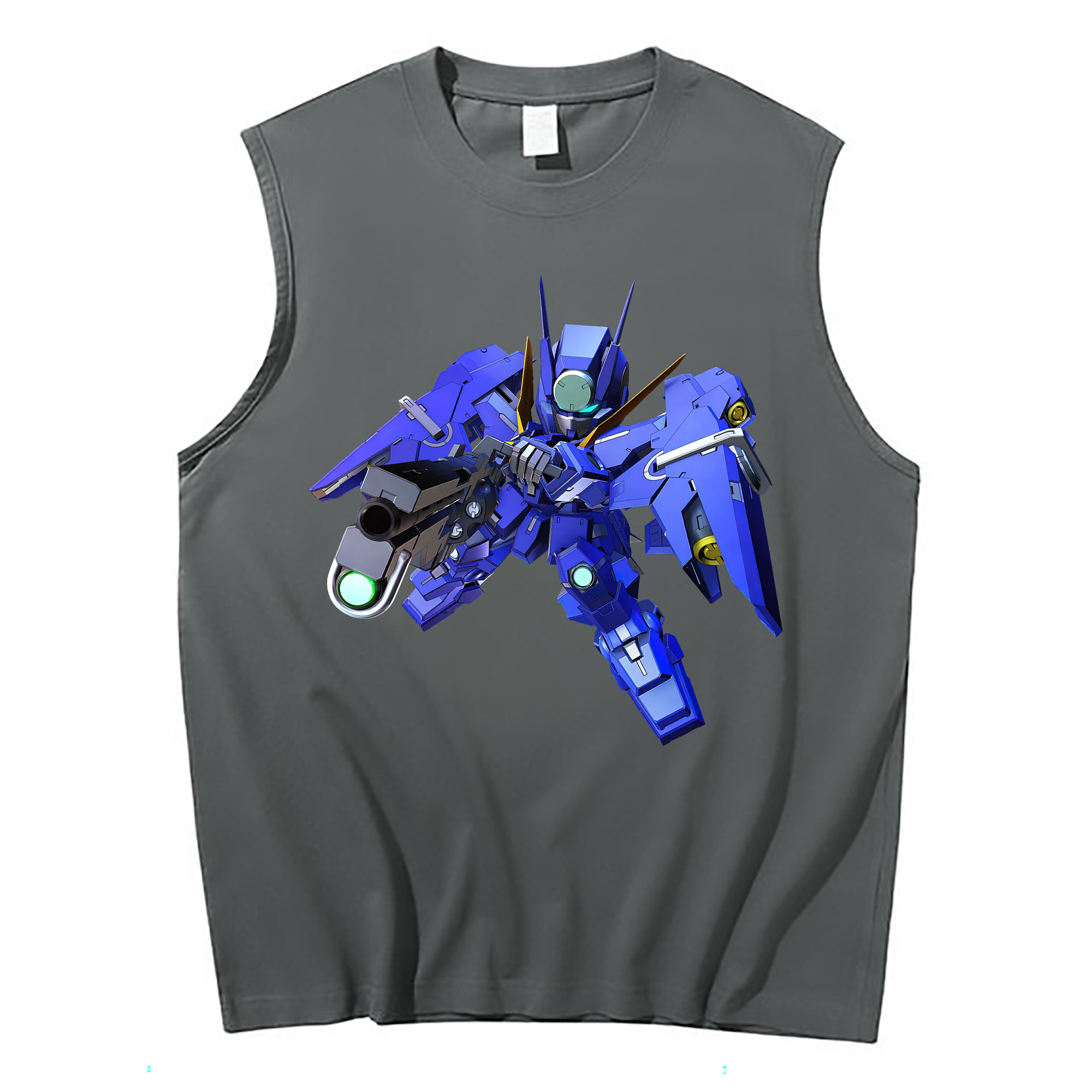 （画像用） 機動戦士ガンダム Mobile Suit Gundam コットン100％タンクトップ（フロントプリント）